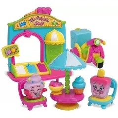 Mojipops I Like Ice Cream 2 Figurki Kolekcjonerskie Z Wymiennymi Buziami + Akcesoria