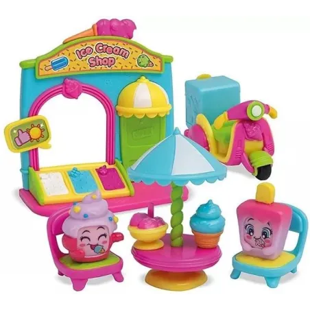 Mojipops I Like Ice Cream 2 Figurki Kolekcjonerskie Z Wymiennymi Buziami + Akcesoria