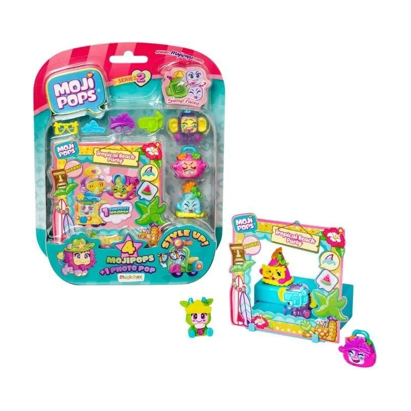 MOJIPOPS 4 FIGURKI KOLEKCJONERSKIE + FOTOBUDKA FOTO POP! SERIES 2 - Magic box