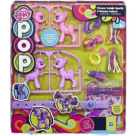 KSIĘŻNICZKA TWILIGHT SPARKLE + KSIĘŻNICZKA CADANCE KUCYKI Z AKCESORIAMI MY LITTLE PONY POP 4+ - Hasbro