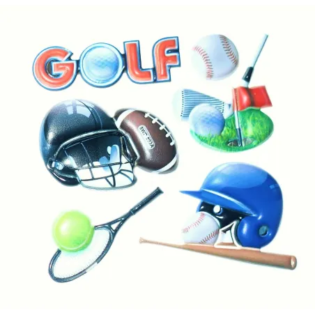Naklejki Ozdobne Wypukłe Piankowe Golf Stickers Naklejki Ozdobne Wypukłe Piankowe Golf Stickers