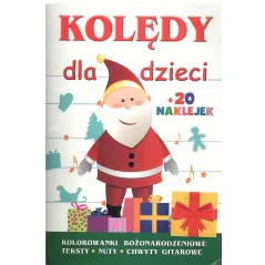 KOLĘDY DLA DZIECI. KSIĄŻECZKA Z NAKLEJKAMI - Sfinks