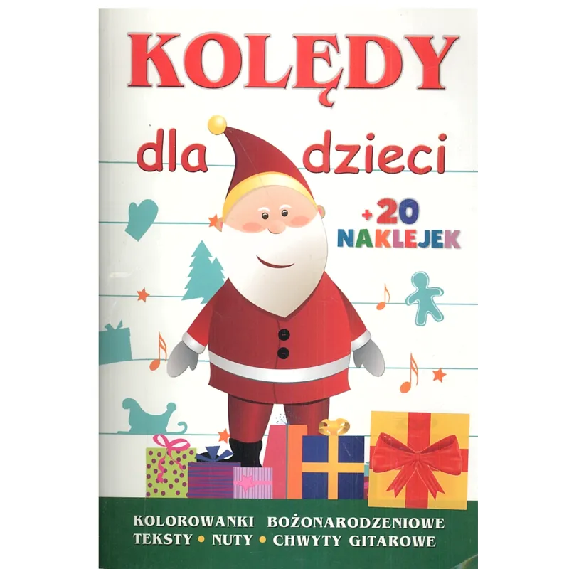KOLĘDY DLA DZIECI. KSIĄŻECZKA Z NAKLEJKAMI - Sfinks