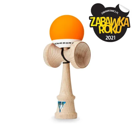 KENDAMA KROM POP POMARAŃCZOWA GRA ZRĘCZNOŚCIOWA