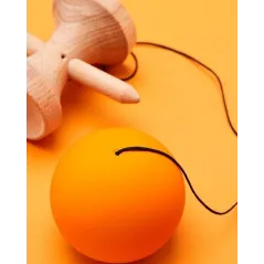 KENDAMA KROM POP POMARAŃCZOWA GRA ZRĘCZNOŚCIOWA - Krom