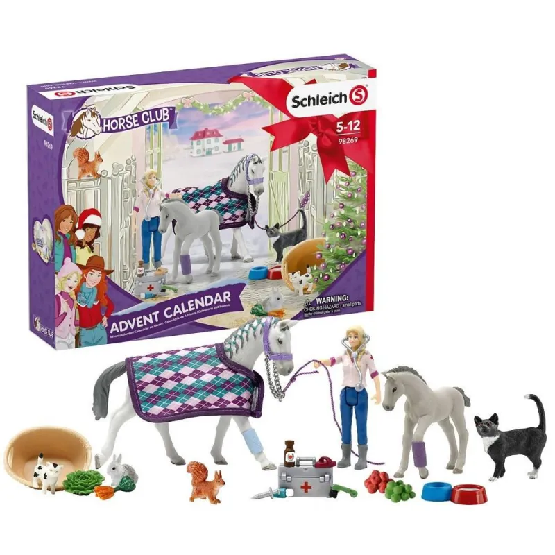 KALENDARZ ADWENTOWY HORSE CLUB SCHLEICH 98269 5+ - Schleich
