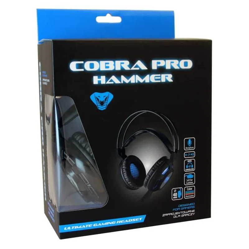SŁUCHAWKI MEDIA-TECH COBRA PRO HAMMER II GATUNEK