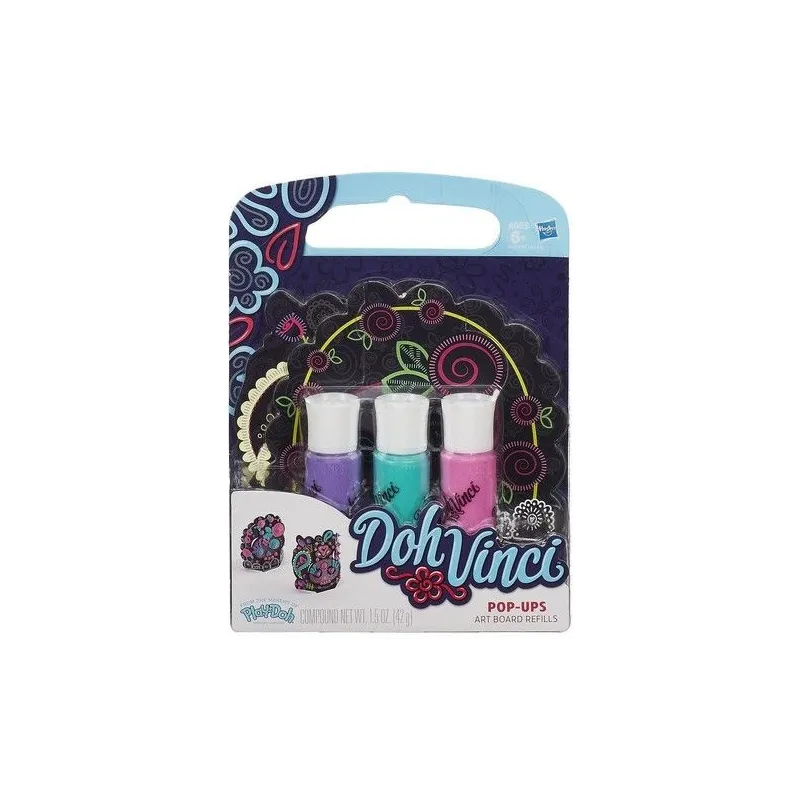 DOHVINCI MASY PLASTYCZNE 3 KOLORY 6+ - Hasbro