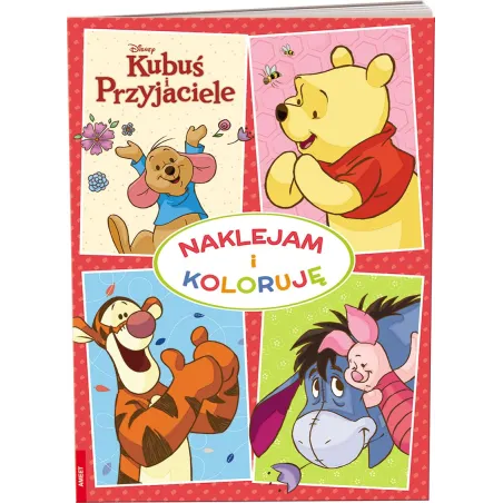 DISNEY KUBUŚ I PRZYJACIELE NAKLEJAM I KOLORUJE - Ameet