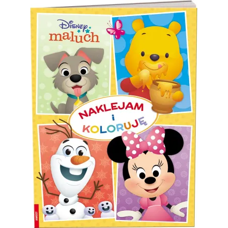 DISNEY MALUCH NAKLEJAM I KOLORUJĘ - Ameet