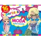 SUPERBLOK MODA KOLOROWANKI 16 NAKLEJEK - Olesiejuk
