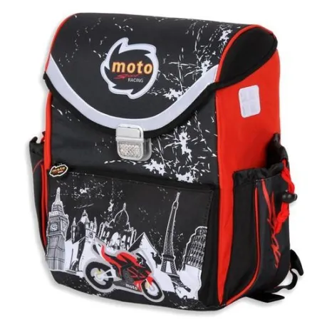 TORNISTER PLECAK SZKOLNY MOTO SPORT RACING - Easy