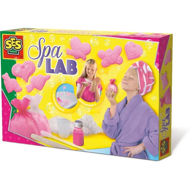 MUSUJĄCE TABLETKI I SOLE DO KĄPIELI SPA W DOMU ZESTAW KREATYWNY 8+ - SES Creative