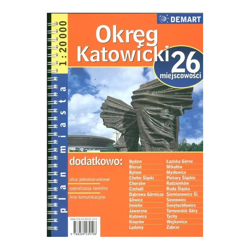 OKRĘG KATOWICKI 1:20 000 PLAN MIASTA - Demart