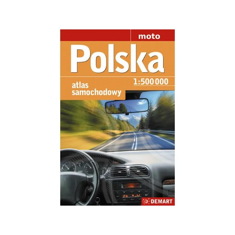 POLSKA 1:500 000 ATLAS SAMOCHODOWY - Demart