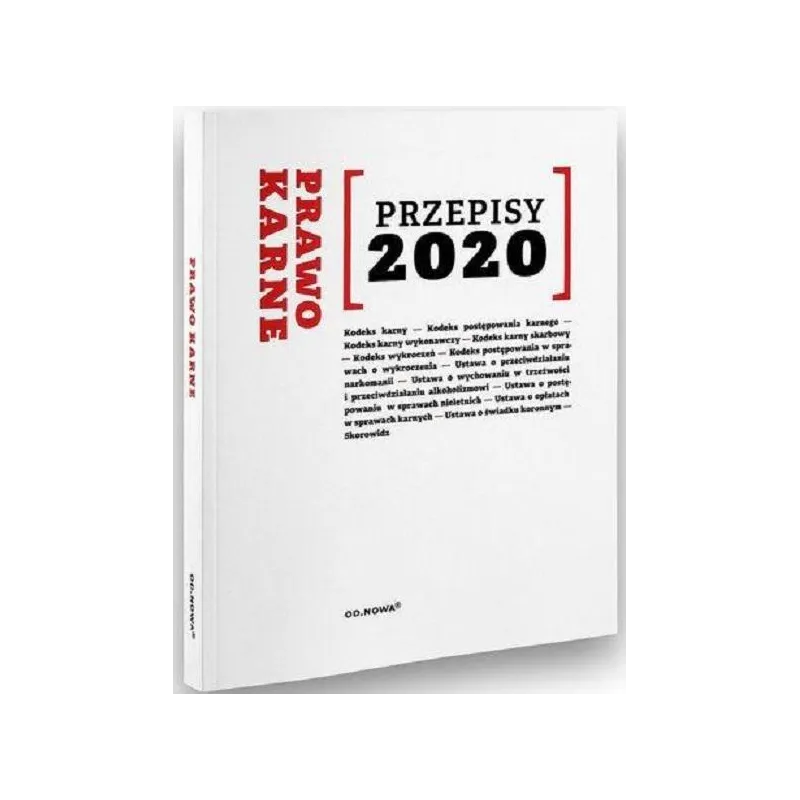 PRAWO KARNE PRZEPISY 2020 - od.nowa