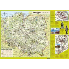 POLSKA JUNIOR MAPA ŚCIENNA DLA DZIECI - Demart