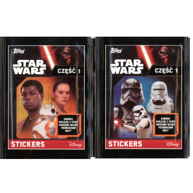 STAR WARS NAKLEJKI GWIEZDNE WOJNY: PRZEBUDZENIE MOCY