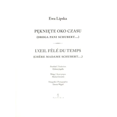 PĘKNIĘTE OKO CZASU Ewa Lipska - Austeria