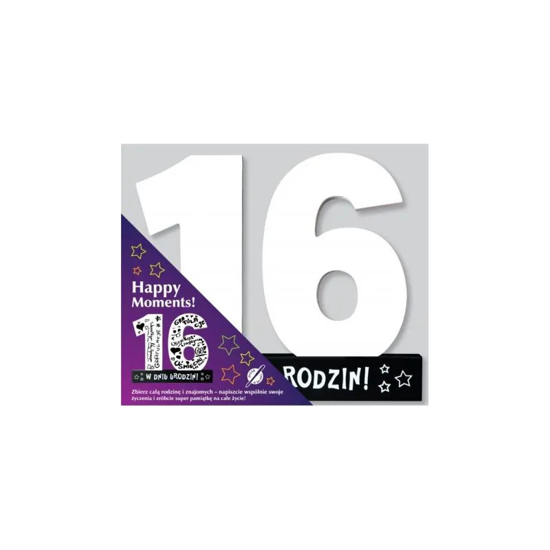 W DNIU 16 URODZIN PAMIĄTKA URODZINOWA