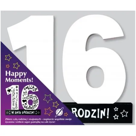 W DNIU 16 URODZIN PAMIĄTKA URODZINOWA