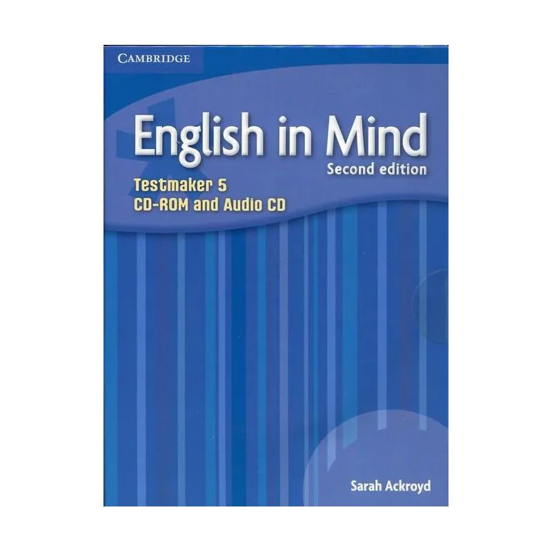 ENGLISH IN MIND LEVEL 5 TESTMAKER CD-ROM AND AUDIO CD Sarah Ackroyd - Cambridge University Press