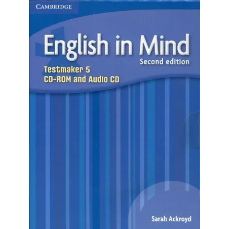 ENGLISH IN MIND LEVEL 5 TESTMAKER CD-ROM AND AUDIO CD Sarah Ackroyd - Cambridge University Press