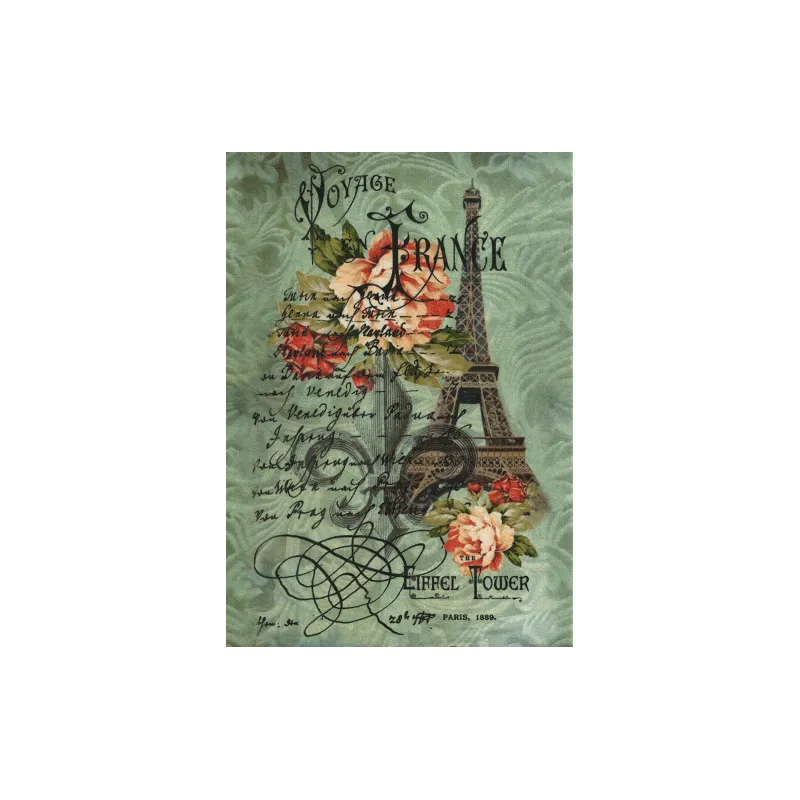 FILC Z NADRUKIEM A5 PARIS - Stamperia