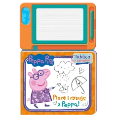 ŚWINKA PEPPA TABLICA Z POMYSŁAMI PISZĘ I RYSUJĘ Z PEPPĄ! - Media Service Zawada
