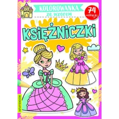 KSIĘŻNICZKI KOLOROWANKA ZE WZOREM - Books and Fun