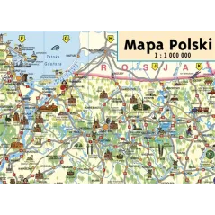 Polska Junior Mapa Ścienna Dla Dzieci