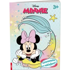 DISNEY MINNIE KOLOROWANKA Z NAKLEJKAMI 3+ - Ameet