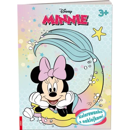 DISNEY MINNIE KOLOROWANKA Z NAKLEJKAMI 3+ - Ameet