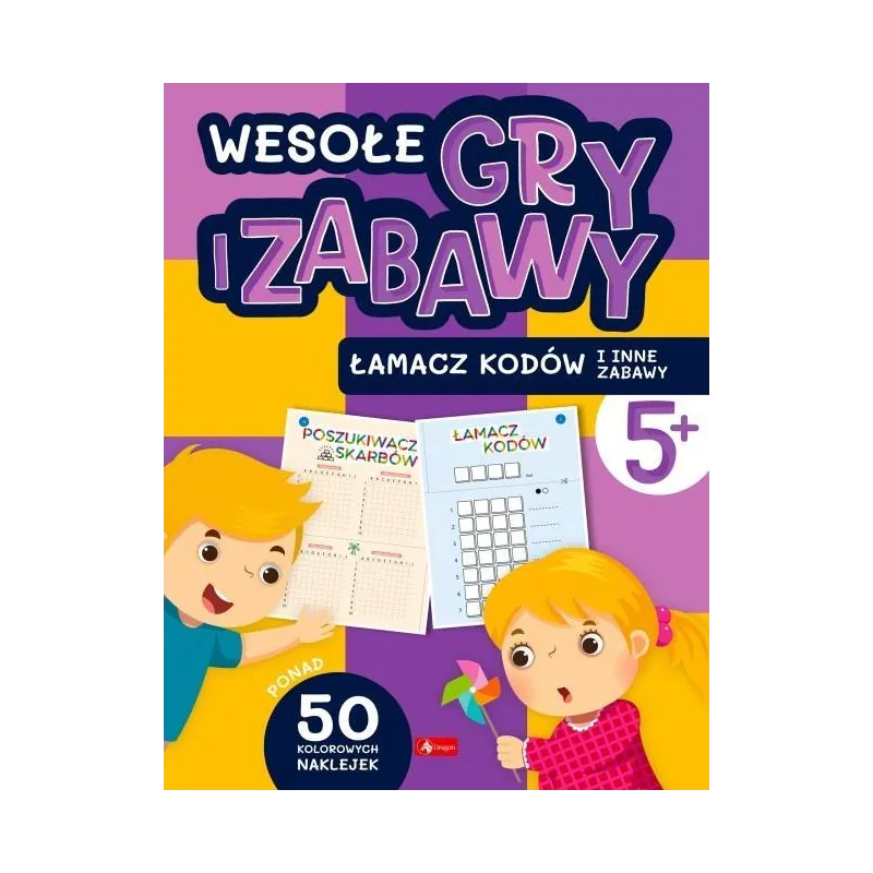 WESOŁE GRY I ZABAWY ŁAMACZ KODÓW I INNE ZABAWY 5+ - Dragon