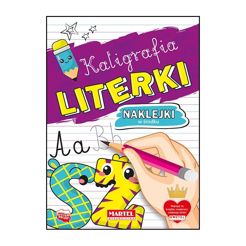 KALIGRAFIA LITERKI NAKLEJKI W ŚRODKU Katarzyna Salamon - Martel