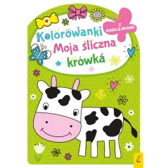 MOJA ŚLICZNA KRÓWKA KOLOROWANKA Z NAKLEJKAMI - Wilga