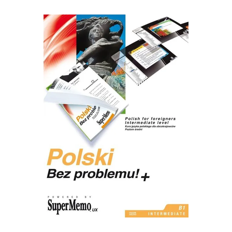 KURS JĘZYKA ROSYJSKIEGO POZIOM ŚREDNI B1 KSIĄŻKA + PŁYTA
