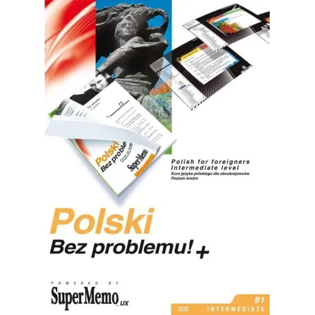KURS JĘZYKA ROSYJSKIEGO POZIOM ŚREDNI B1 KSIĄŻKA + PŁYTA