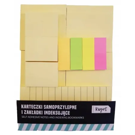 KARTECZKI SAMOPRZYLEPNE I ZAKŁADKI INDEKSUJĄCE - Joinco