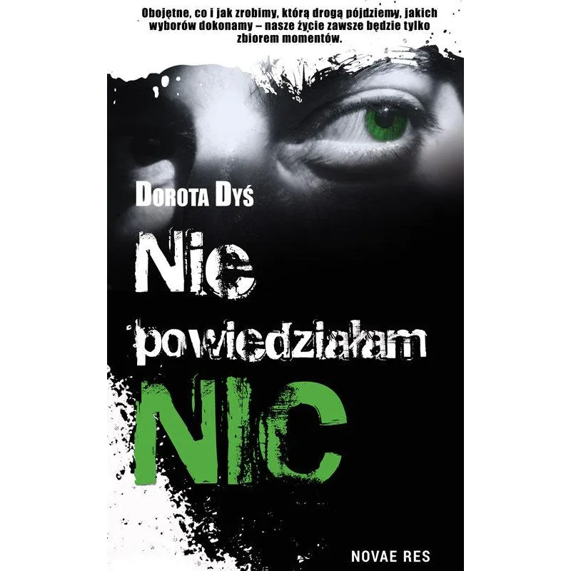 NIE POWIEDZIAŁAM NIC Dorota Dyś - Novae Res