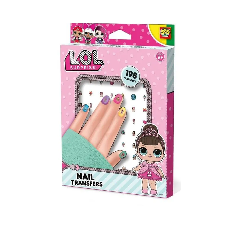 NAKLEJKI NA PAZNOKCIE L.O.L. SUPRISE! - SES Creative