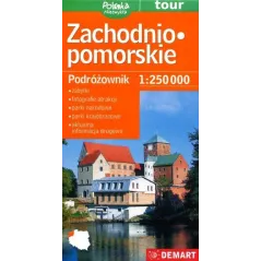 ZACHODNIOPOMORSKIE PODRÓŻOWNIK MAPA TURYSTYCZNA 1 : 250 000 - Demart