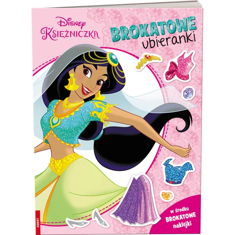 DISNEY KSIĘŻNICZKA. BROKATOWE UBIERANKI - Ameet