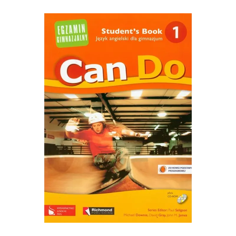 CAN DO 1 STUDENTS BOOK + CD JĘZYK ANGIELSKI PODRĘCZNIK Paul Seligson, Michael Downie David Gray, John M.James - PWN