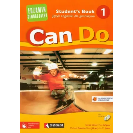 CAN DO 1 STUDENTS BOOK + CD JĘZYK ANGIELSKI PODRĘCZNIK Paul Seligson, Michael Downie David Gray, John M.James - PWN