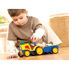 Traktor Tolka Z Przyczepką + Figurki 12M+