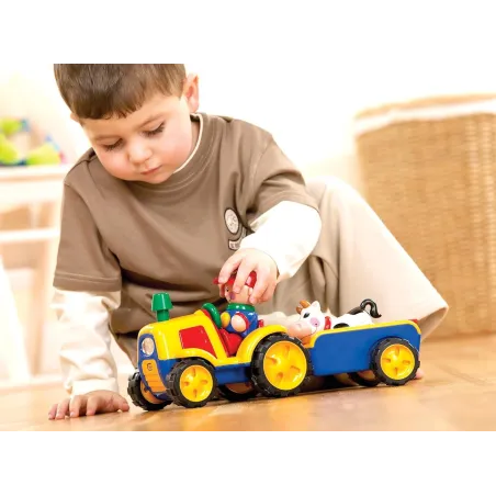 Traktor Tolka Z Przyczepką + Figurki 12M+