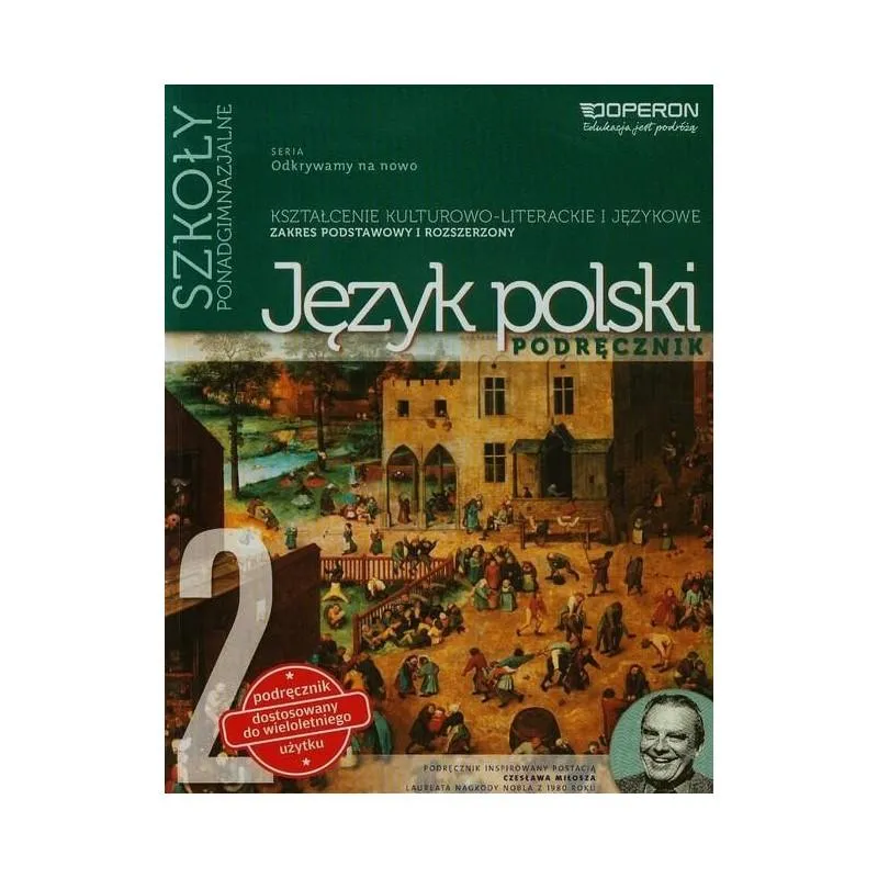 JĘZYK POLSKI ODKRYWAMY NA NOWO 2 PODRĘCZNIK ZAKRES PODSTAWOWY I ROZSZERZONY Renata Janicka-Szyszko - Operon