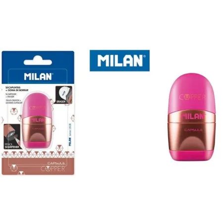 Temperówka Z Gumką Capsule Copper Różowa Temperówka Z Gumką Capsule Copper Różowa