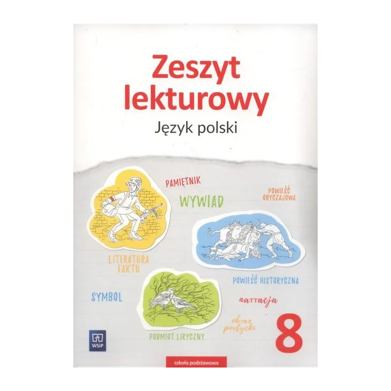 JĘZYK POLSKI KLASA 8 ZESZYT LEKTUROWY - WSiP